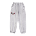 Kingdom Awaits Fleeced Joggers- Light Grey