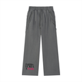 Faith Leaves A Mark Wide Leg Lounge Pants- Dark Gray