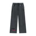 Faith Leaves a Mark Wide Leg Lounge Pants- Washed Black