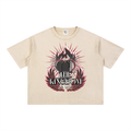 The Kingdom Awaits Boxy Tee- Washed Apricot