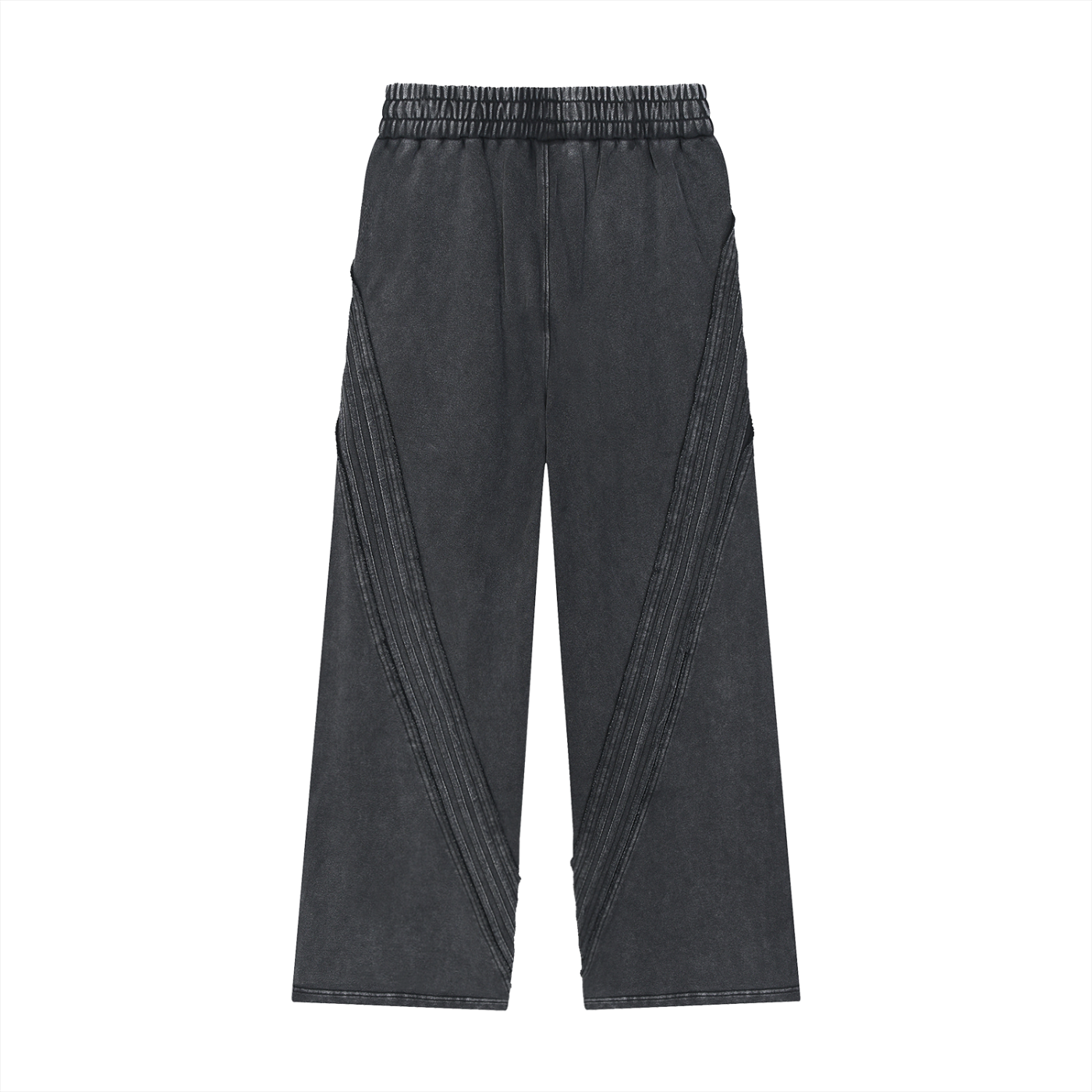 Faith Leaves a Mark Wide Leg Lounge Pants- Washed Black