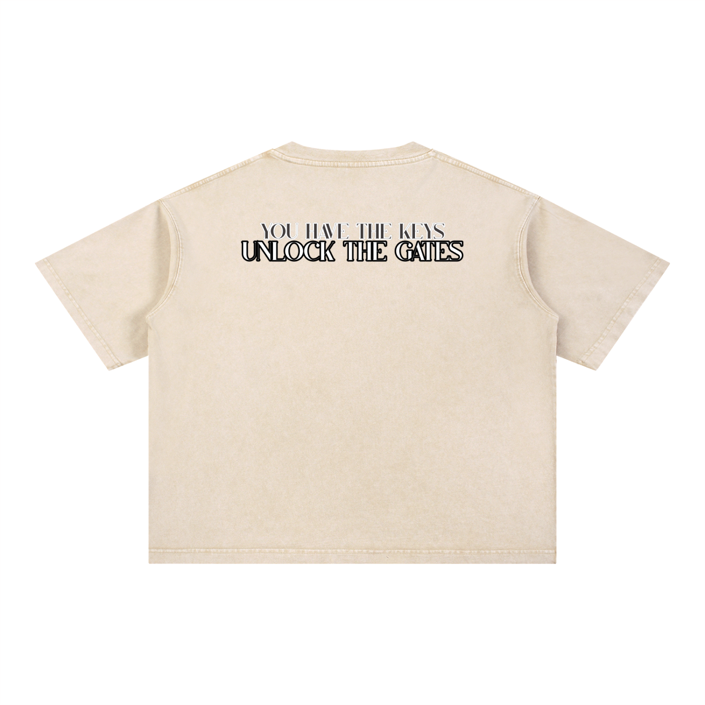 The Kingdom Awaits - Boxy Washed Apricot