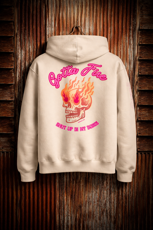 Fire In My Bones - Oversized heavyweight hoodie