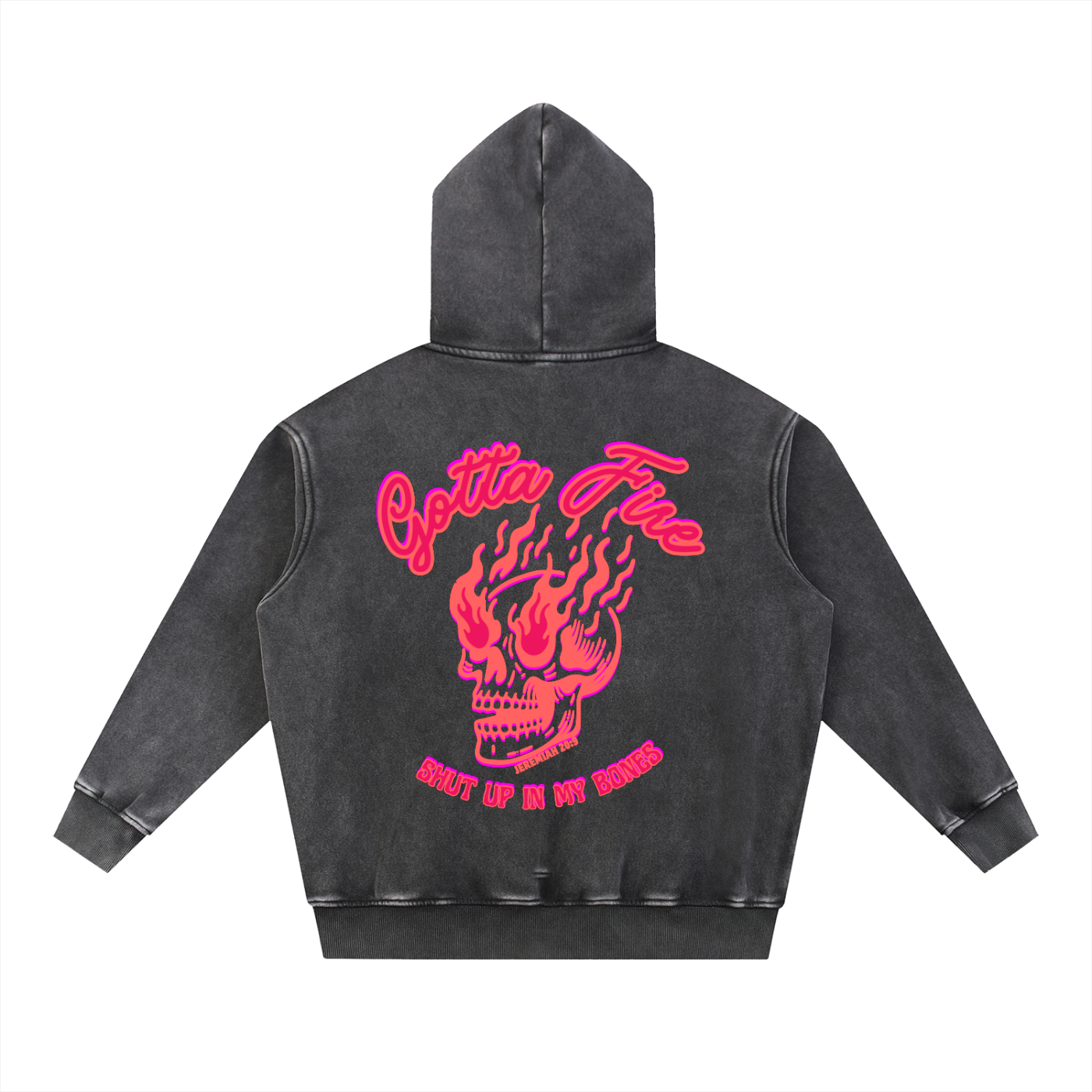 Gotta Fire - Melt - Comfort Vintage Wash Oversize Hoodie