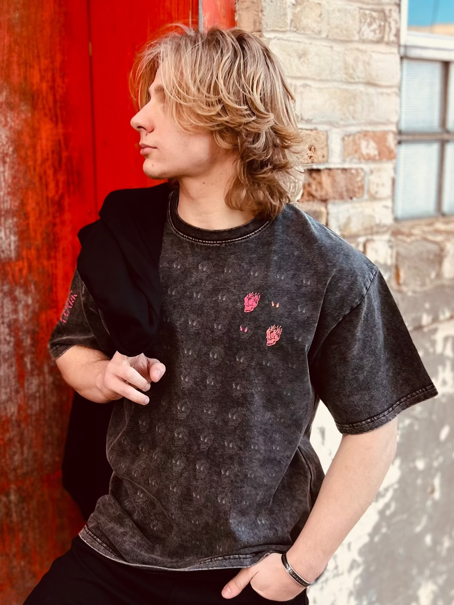 Gotta Fire - Spread It - Vintage Wash Oversized T-Shirt