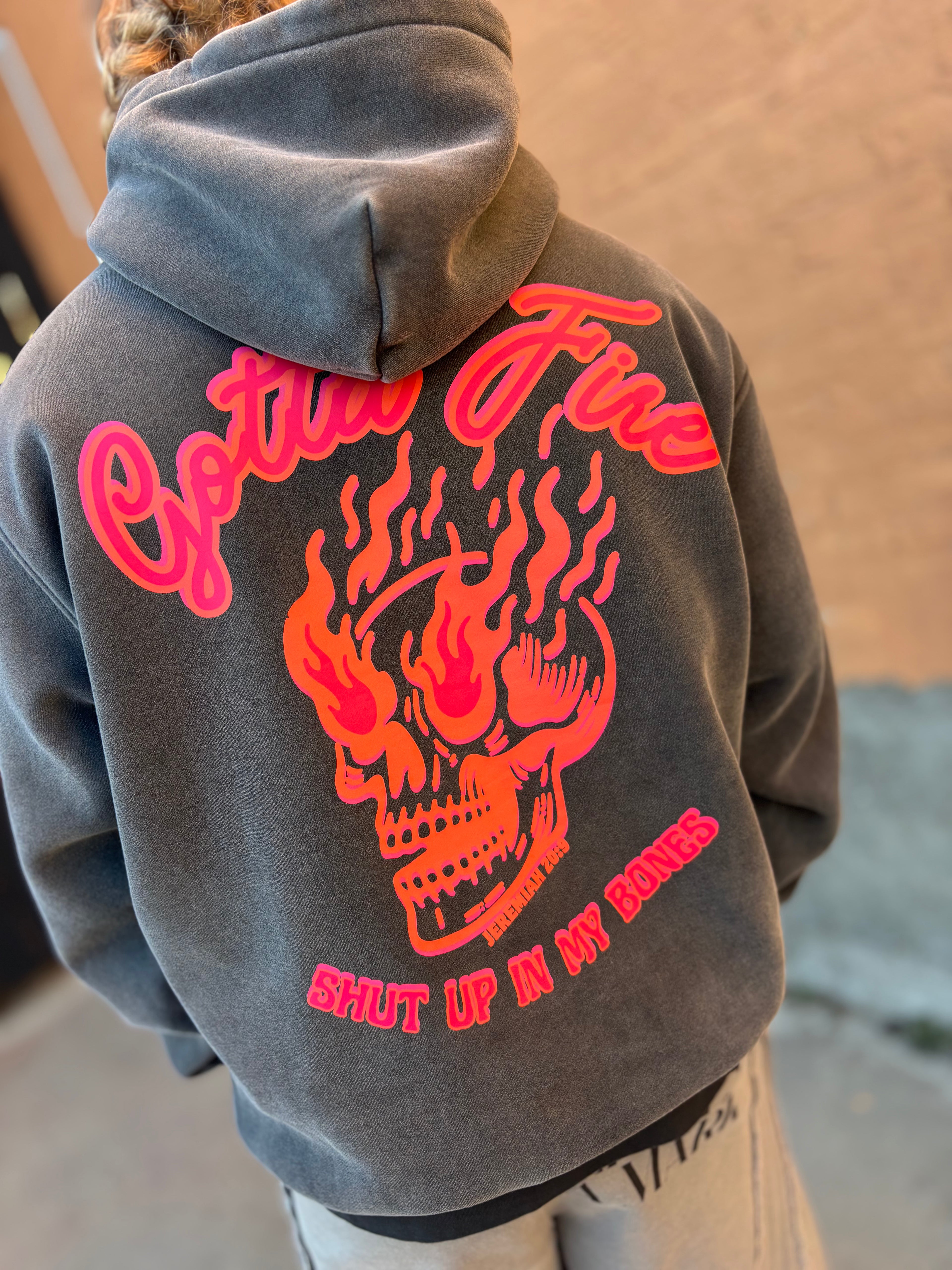 Gotta Fire - Melt - Comfort Vintage Wash Oversize Hoodie