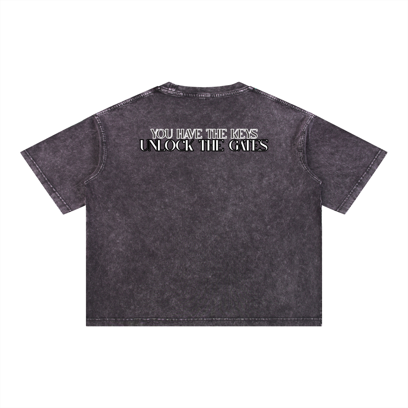 The Kingdom Awaits - Boxy Washed Grey